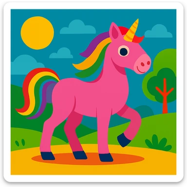 Unicorn sticker