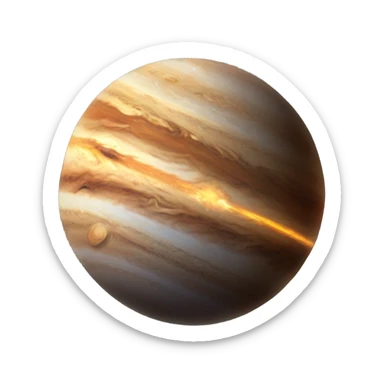 jupiter planet sticker