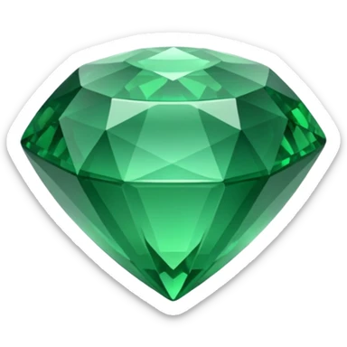 Emerald sticker