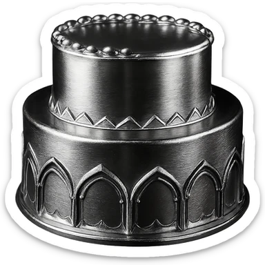 gothic cake sticker
