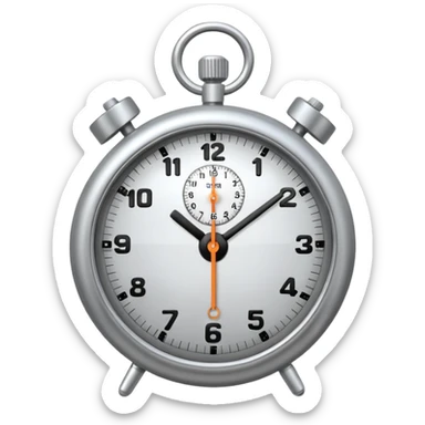 timer stop clock analogg sticker