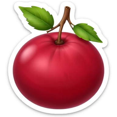 Cranberry sticker