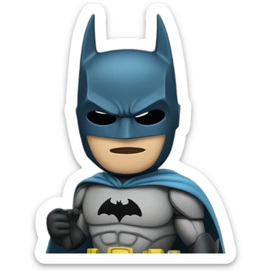 Batman with the Argentine flag sticker