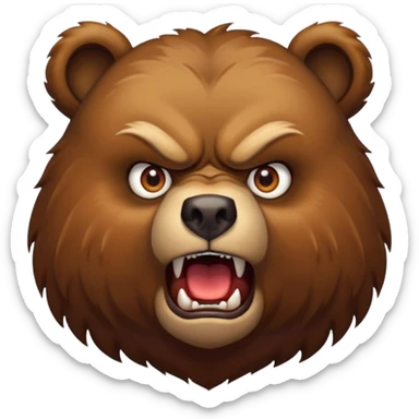 Urso palavrão  sticker