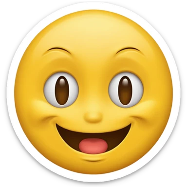 Demented winky face emoji sticker