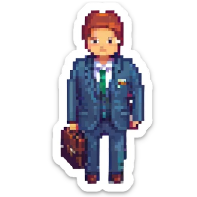 business man sticker