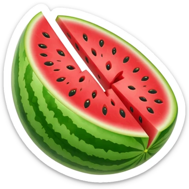 whole watermelon sticker