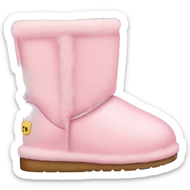 Baby pink uggs sticker
