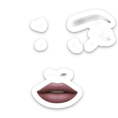 Kim petras with dark eyes makeup sticker