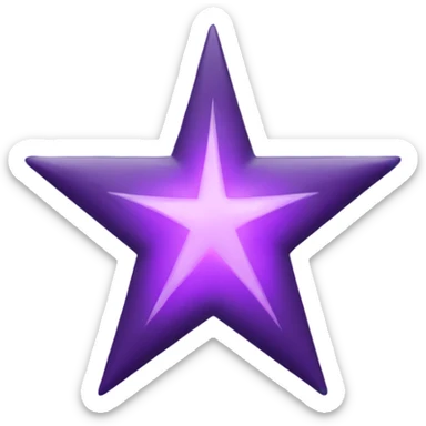 purple star sticker