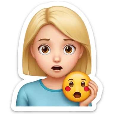 Girl ban emoji sticker
