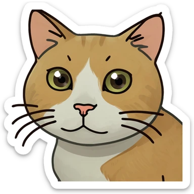 cute cat sticker