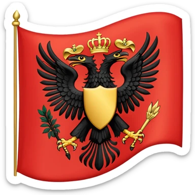 Flag emoji of dardania flag sticker