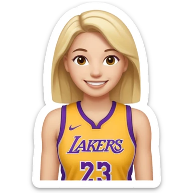 los angeles lakers her sticker