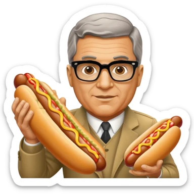 Vince Lombardi, trophy hot dog sticker