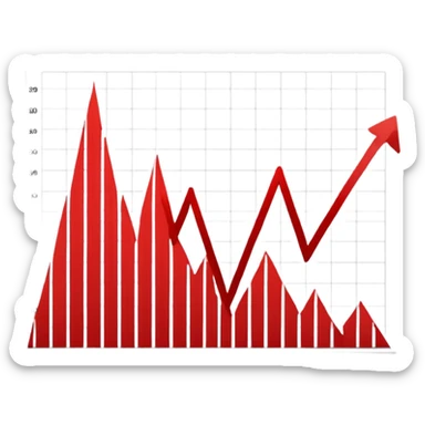 health declining chart sticker