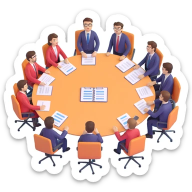 product owner emoji, person leading a team meeting sticker