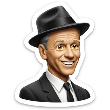 frank sinatra sticker