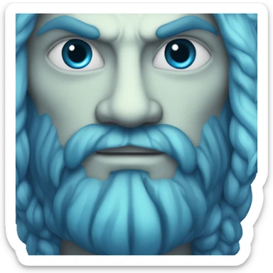 Spectral giant firbolg blue sticker