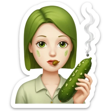 pickle smoking week sticker