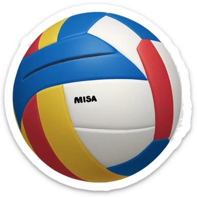Beachvolleyball from the Brand Mikasa sticker
