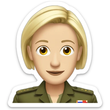 marine lepen sticker