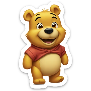 Winnie Pooh sticker