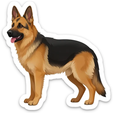 German Shepherd sticker