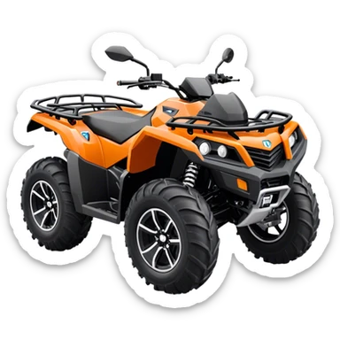 atv cf moto cforce 1000 a front sticker