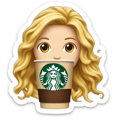 Starbucks logo looks like shakira sticker