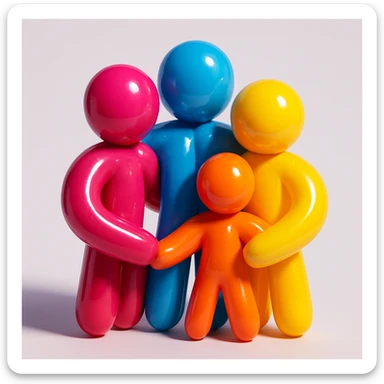 group of people sticker