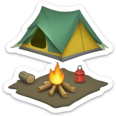 camping sticker