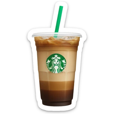 Starbucks iced coffee sticker