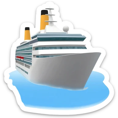 Cruise ship sticker