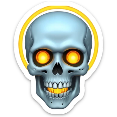 Electric skull, Alice In Chains facelift  sticker