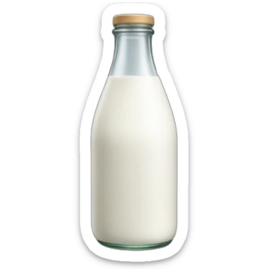 Milk bottle IT sticker