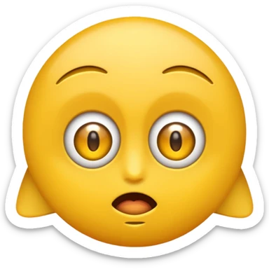 Eye twitching emoji sticker