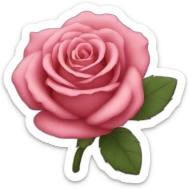 Caca rose sticker