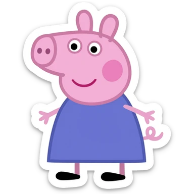 peppa pig sticker