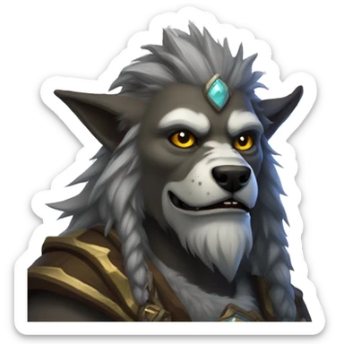 worgen druid sticker