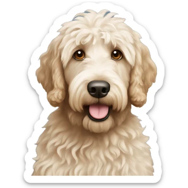 two labradoodles sticker