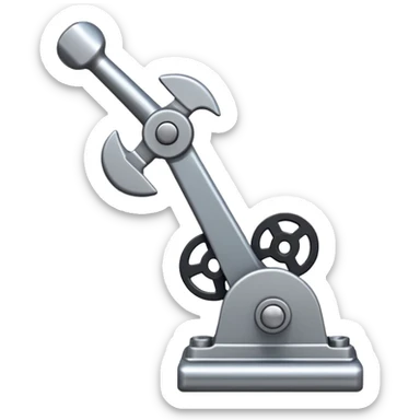 mechanical lever sticker