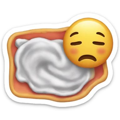 Stomach ache emoji sticker