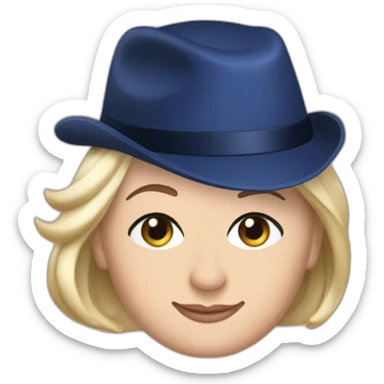 Marie le Pen avec Emanuelle Macron sticker