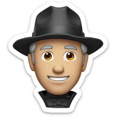 hombre disfrazado de BATMAN estilo Pixar 3D sticker