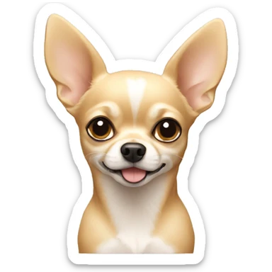 Beige Chihuahua sticker
