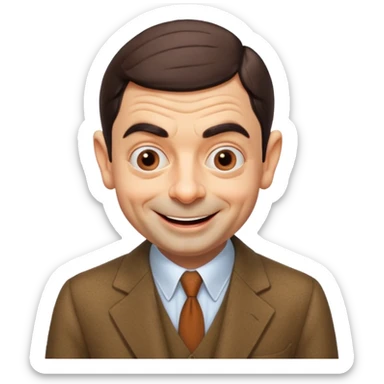 mr bean sticker
