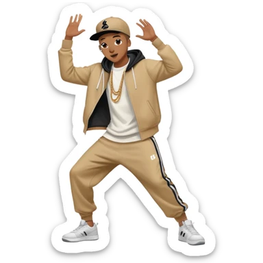 dance hip-hop sticker