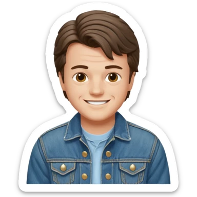 Steve Harrington from stranger things sticker