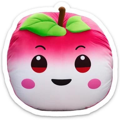Cherry squishmallow pillow sticker